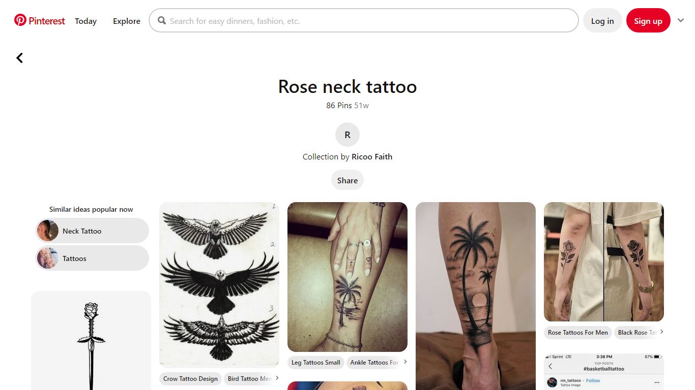 87 Best Rose neck tattoo ideas | neck tattoo, tattoos for guys, sleeve ...